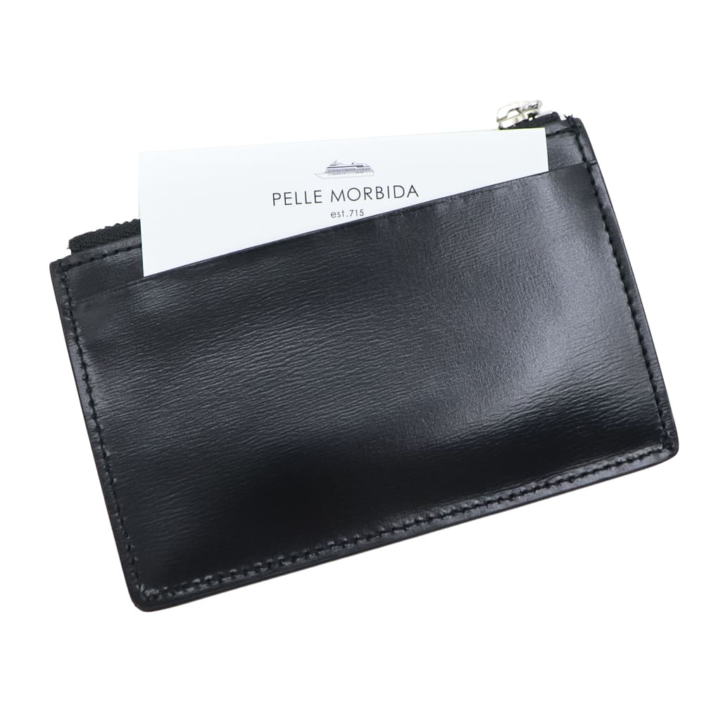 ペッレモルビダ コインケース Victoria社 カーフレザー キーケース一体型コインケース バルカ PELLE MORBIDA BARCA PMO-BA736 PMO BLACK 秋冬新作