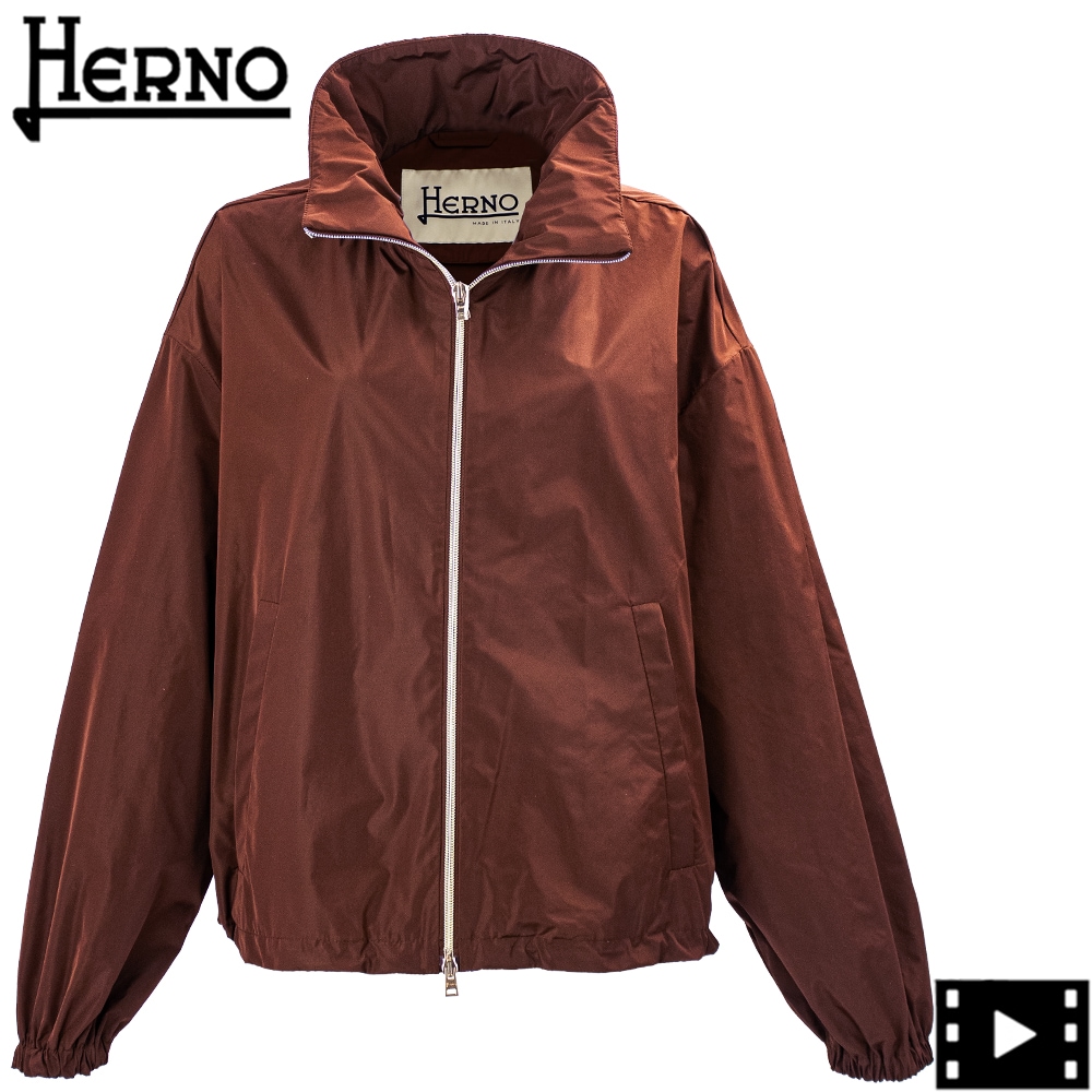 ヘルノ ブルゾン レディース ポリエステル スタンドカラー ショートブルゾン HERNO GI000280D HER 12483Z 2240 春夏新作
