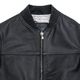 エンメティ ブルゾン メンズ スペシャルレザー カーフスキン MA-1型 レザーブルゾン ダニエル EMMETI DANIELE EMT SP LEATHER NERO 秋冬新作