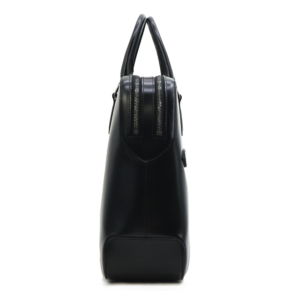 ペッレモルビダ ブリーフケース 牛革 ガラスレザー 2ルームブリーフバッグ キャピターノ PELLE MORBIDA Capitano PMO-CA402 PMO BLACK 秋冬新作