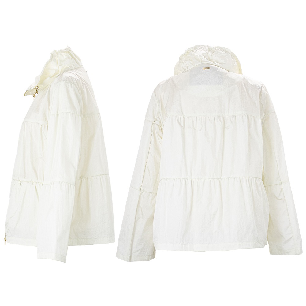 ヘルノ ブルゾン レディース 軽量 撥水ナイロン スタンドカラー ティアードブルゾン HERNO GI000404D HER 12701 春夏新作
