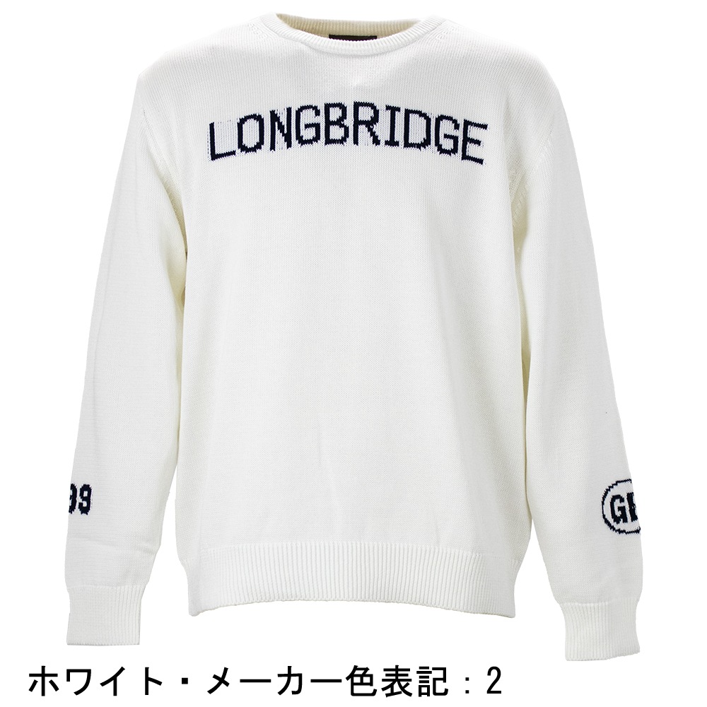 リナシェンテ ニット メンズ コットンニット ロゴ クルーネックセーター RINASCENTE 233-85002 春夏新作