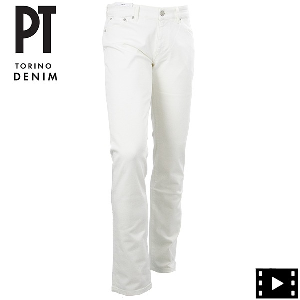【美品】pt torino swing ホワイトデニム 30 SWING ワンウォッシュホワイトデニムパンツ C5DJ05Z10BAS OA14