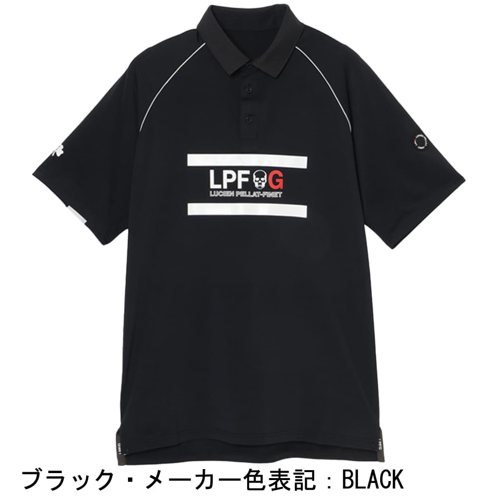 【セール】ルシアンぺラフィネ エルピーエフジー ゴルフ メンズ ラグランスリーブ 半袖ポロシャツ LUCIEN PELLAT-FINET LPFG 209-94411 LPG 【返品交換不可】