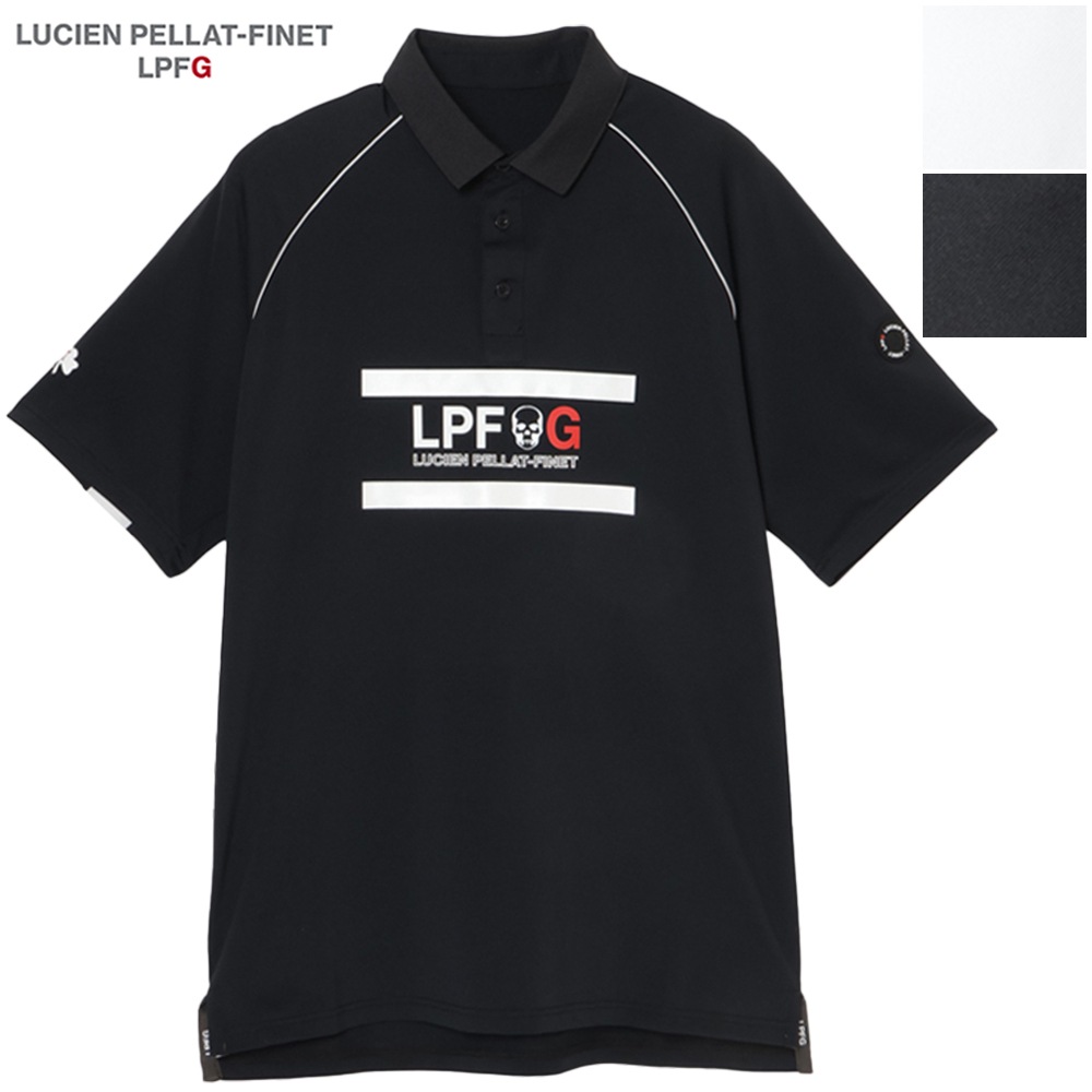【セール】ルシアンぺラフィネ エルピーエフジー ゴルフ メンズ ラグランスリーブ 半袖ポロシャツ LUCIEN PELLAT-FINET LPFG 209-94411 LPG 【返品交換不可】