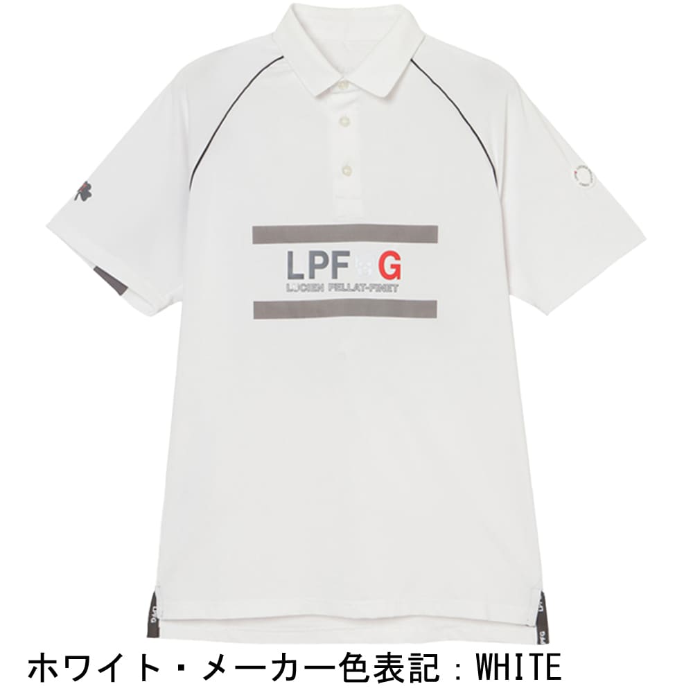 【セール】ルシアンぺラフィネ エルピーエフジー ゴルフ メンズ ラグランスリーブ 半袖ポロシャツ LUCIEN PELLAT-FINET LPFG 209-94411 LPG 【返品交換不可】