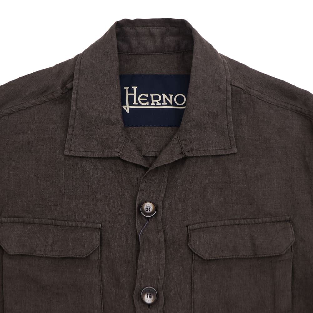 オールド HERNO ヘルノ シャツジャケット 50 ブラック イタリア製 ga000157u_black_c.jpg