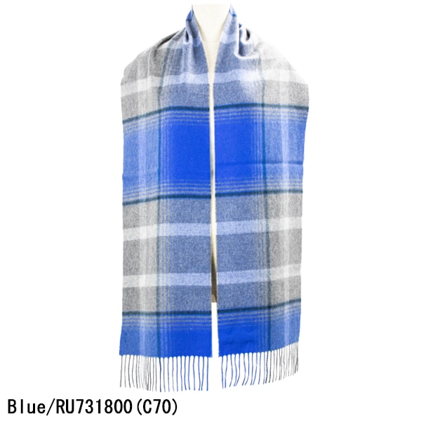 セール】ジョンストンズオブエルガン マフラー カシミア100% チェック