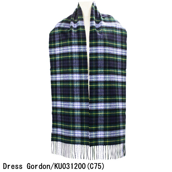 未使用級 ジョンストンズ オブ エルガン カシミヤ100％ チェック柄 マフラー セール】ジョンストンズオブエルガン マフラー カシミア100% チェック