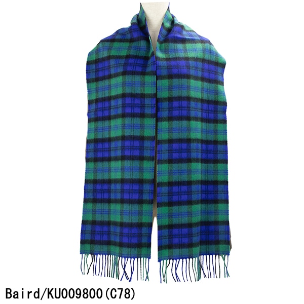 セール】ジョンストンズオブエルガン マフラー カシミア100% チェック