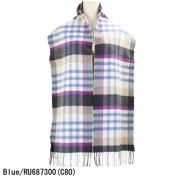 セール】ジョンストンズオブエルガン マフラー カシミア100% チェック