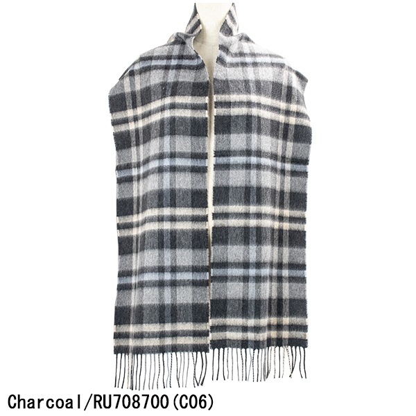 セール】ジョンストンズオブエルガン マフラー カシミア100% チェック