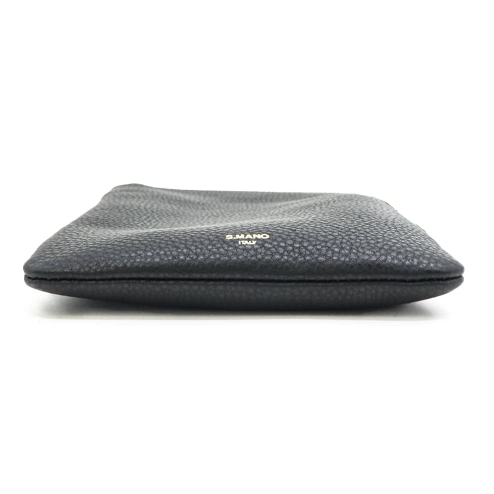 エスマーノ バッグ 牛革 イタリアンレザー ジップショルダーバッグ S.MANO SMN020 SMN ZIP SHOULDER BLACK 秋冬新作