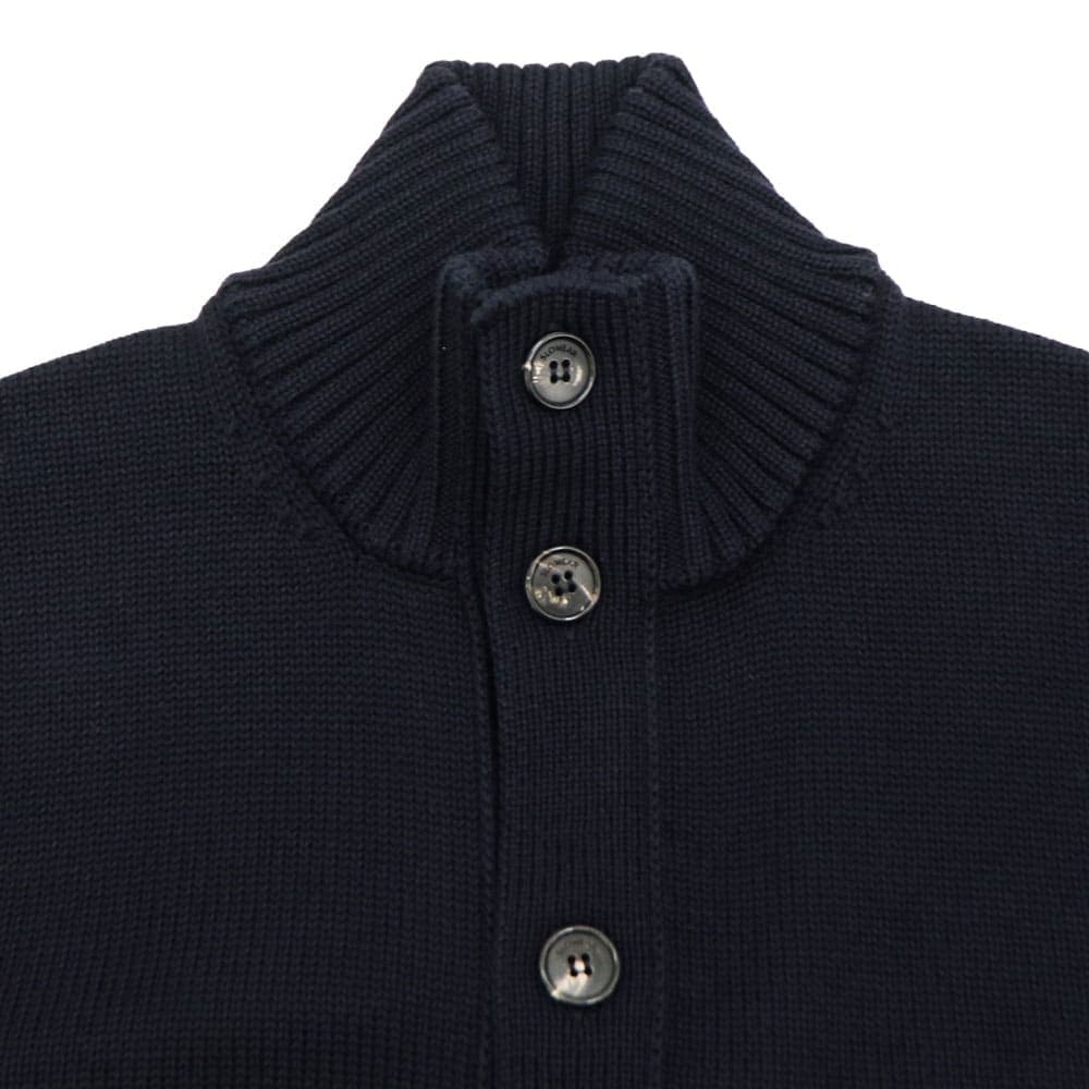 ザノーネ キョート メンズ ウール ミドルゲージ ニットブルゾン