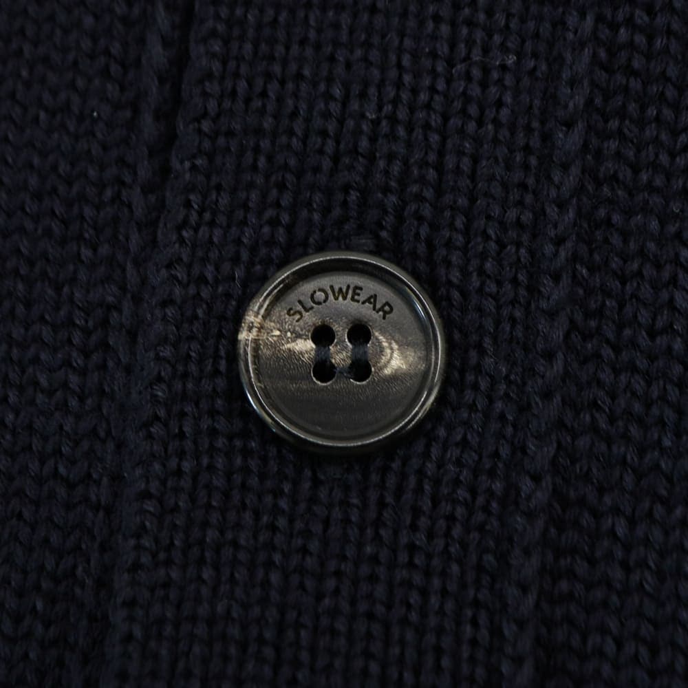 ザノーネ キョート メンズ ウール ミドルゲージ ニットブルゾン