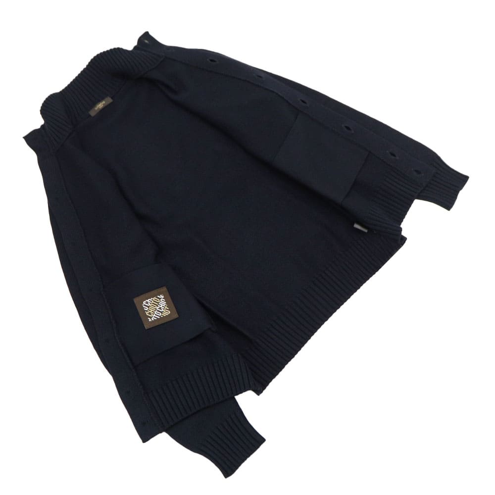 ザノーネ キョート メンズ ウール ミドルゲージ ニットブルゾン