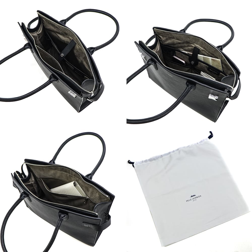 ペッレモルビダ メイデンボヤ―ジュ シュリンクレザー ビジネストート