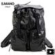 エスマーノ バッグ 羊革 シープレザー ドローストリング バックパック リュック S.MANO SMN023 SMN IMPERIA BLACK 秋冬新作