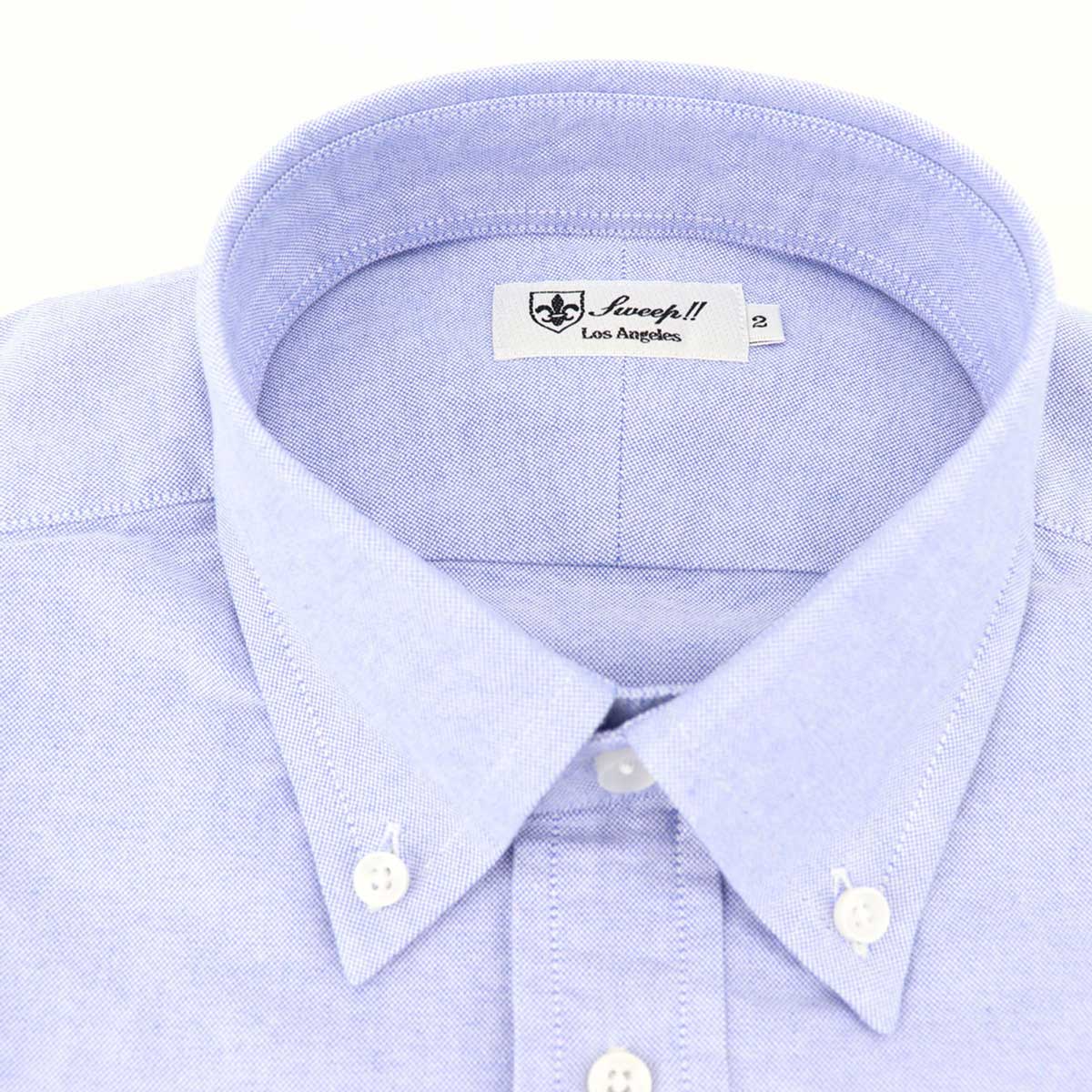 スウィープ ロサンゼルス シャツ メンズ THE STANDARD SHIRT 長袖 オックスフォード ボタンダウンシャツ Sweep!! LosAngeles SL130001 SWP (4colors)
