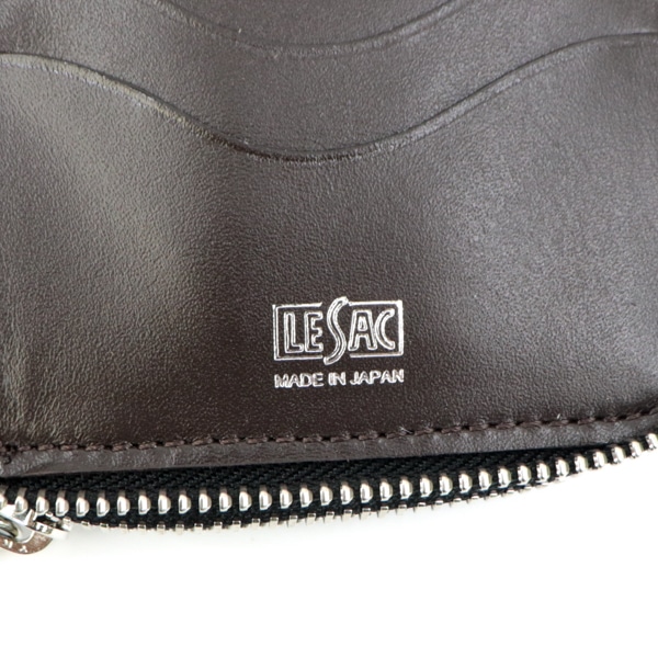 レザック 財布 ナイルクロコダイル レザー ラウンドジップ Wファスナー 長財布 LE'SAC 8175 LSC BLACK 