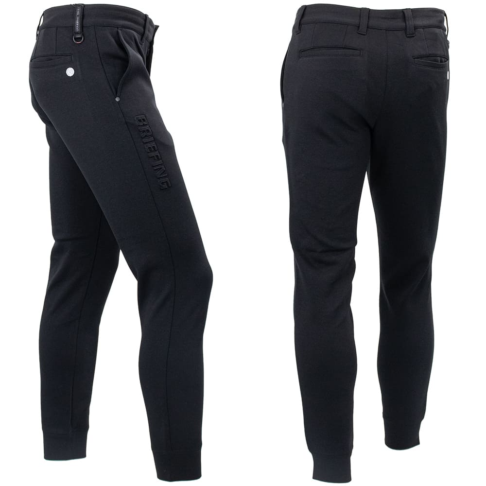 ブリーフィング ゴルフ ウェア メンズ ウォーム 3Dロゴ ジョガーパンツ BRIEFING GOLF MS WARM 3D LOGO JOGGER PANTS BRG253M39 BRG 010 BLACK 秋冬新作