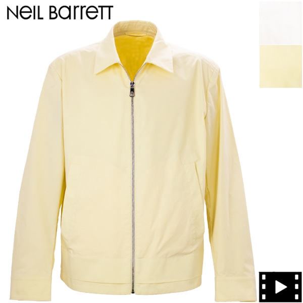 【セール 半額以下】ニールバレット ブルゾン メンズ ジップアップ ドリズラージャケット NEIL BARRETT 4138-161034A037 NBT BOMBER SHIRT【返品交換不可】