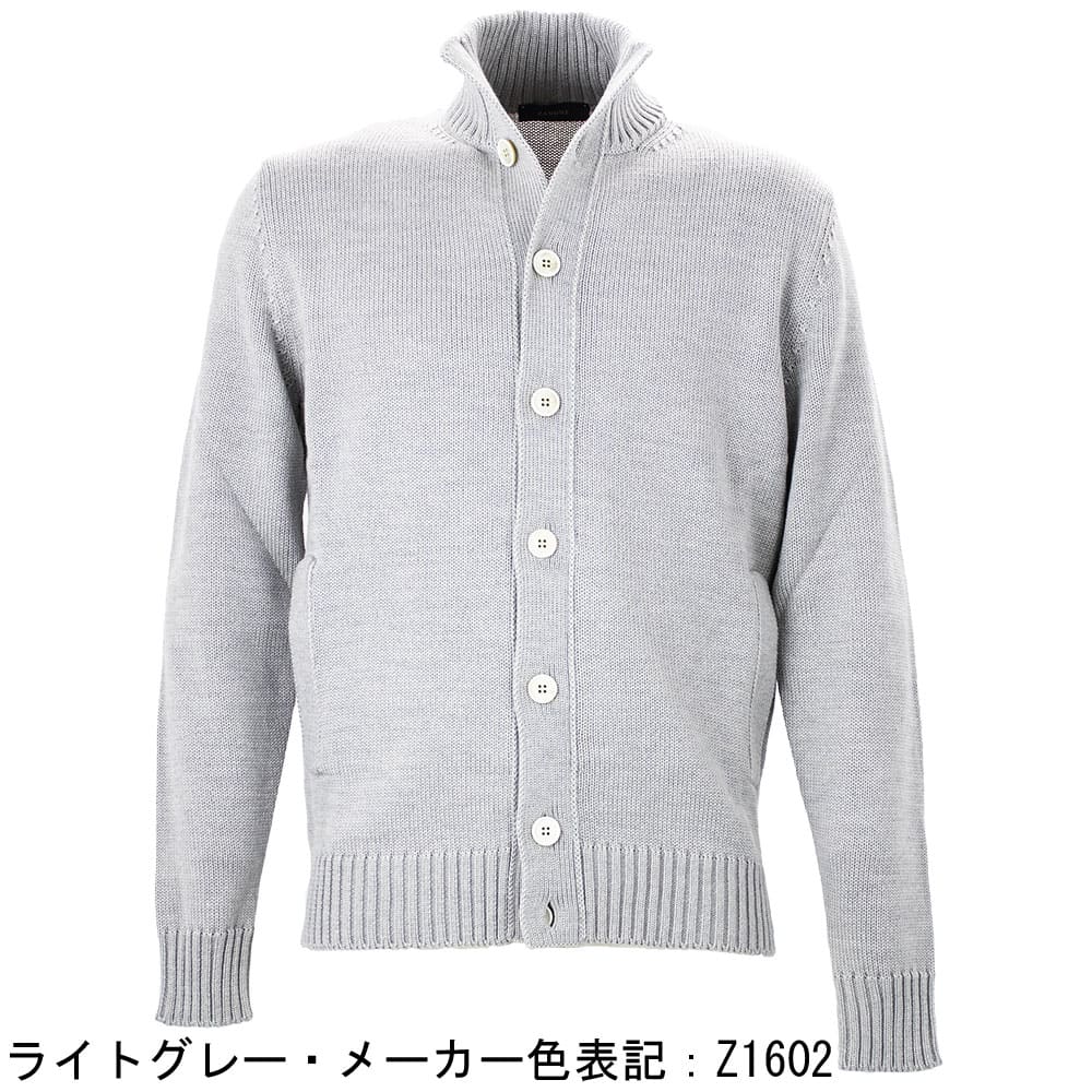 【セール】ザノーネ キョート メンズ ウール ミドルゲージ ニットブルゾン セーター CHIOTO ZANONE 810100 ZAN ZR229【返品交換不可】