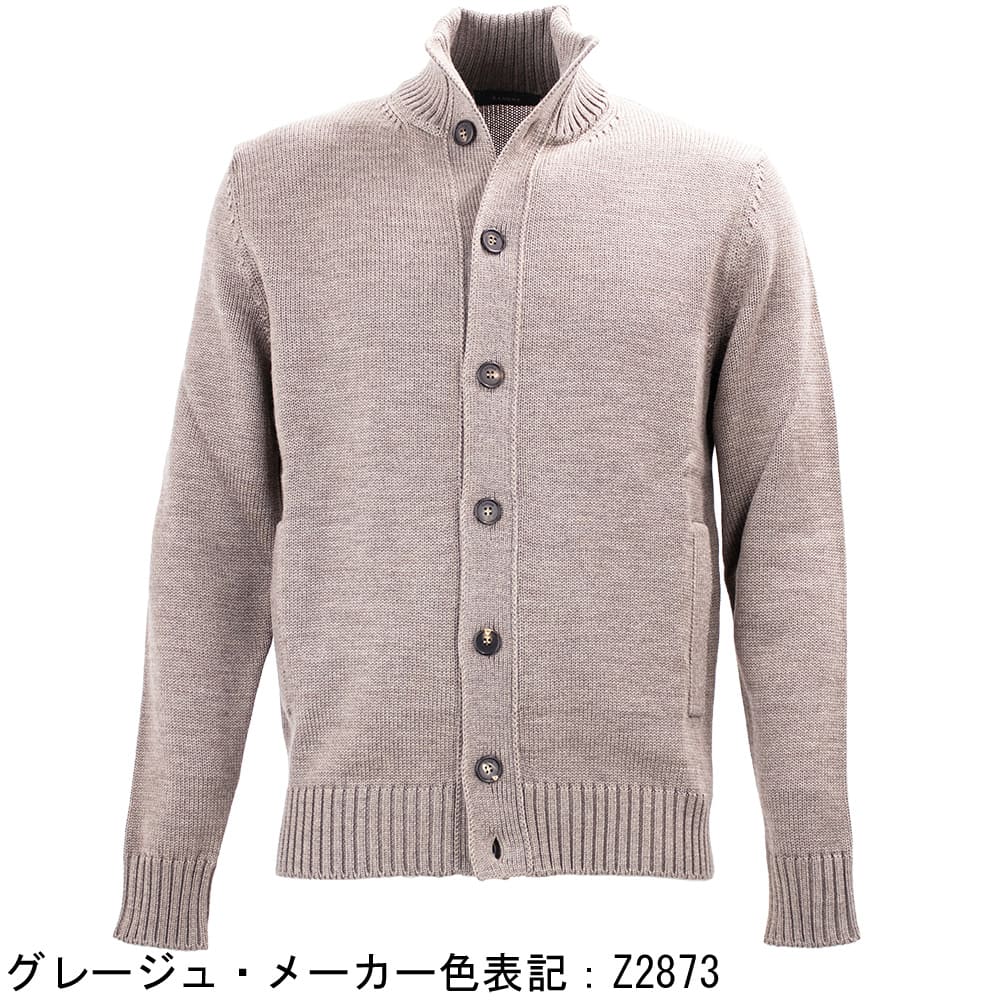 【セール】ザノーネ キョート メンズ ウール ミドルゲージ ニットブルゾン セーター CHIOTO ZANONE 810100 ZAN ZR229【返品交換不可】
