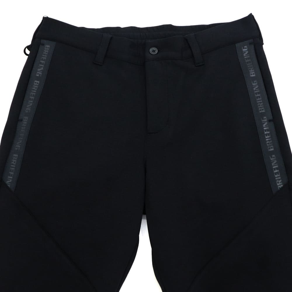 ブリーフィング ゴルフ ウェア メンズ ウォーム ロゴ ラインパンツ BRIEFING GOLF MS WARM LOGO LINE PANTS BRG253M40 BRG 010 BLACK 秋冬新作