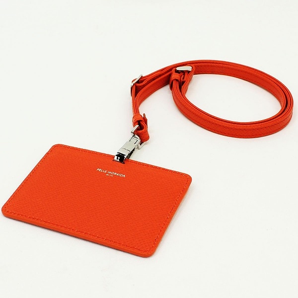 ペッレモルビダ IDケース オレンジ
