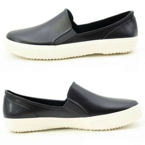 【セール 半額以下】フォックスアンブレラズ シューズ レディース レイン スリッポン FOX UMBRELLAS 09W FOX SLIP ON BLACK【返品交換不可】