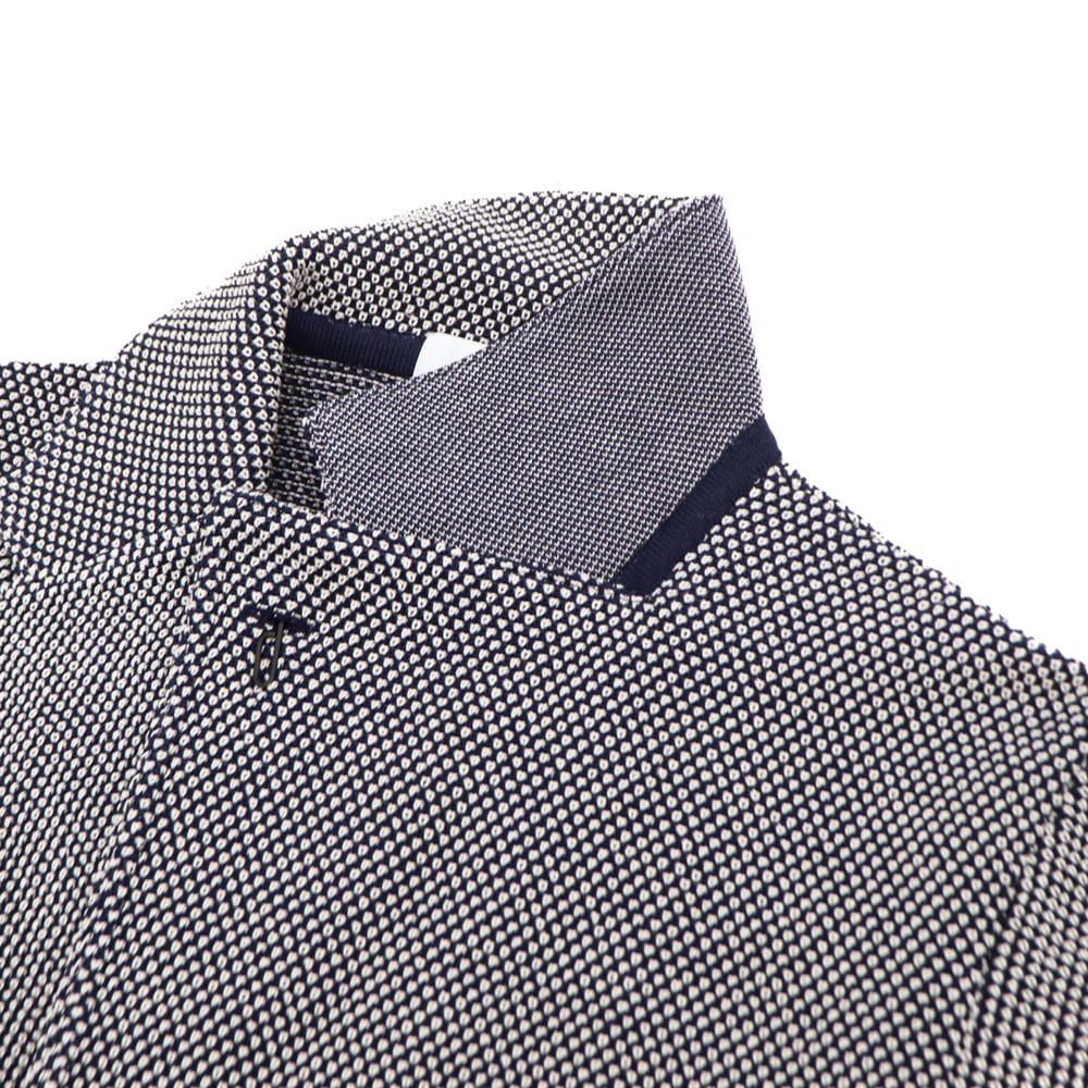 ラルディーニ ジャケット メンズ コットン バーズアイ シングル ニットジャケット LARDINI CNCJLJM56 LRD ALJM564011 850B 春夏新作