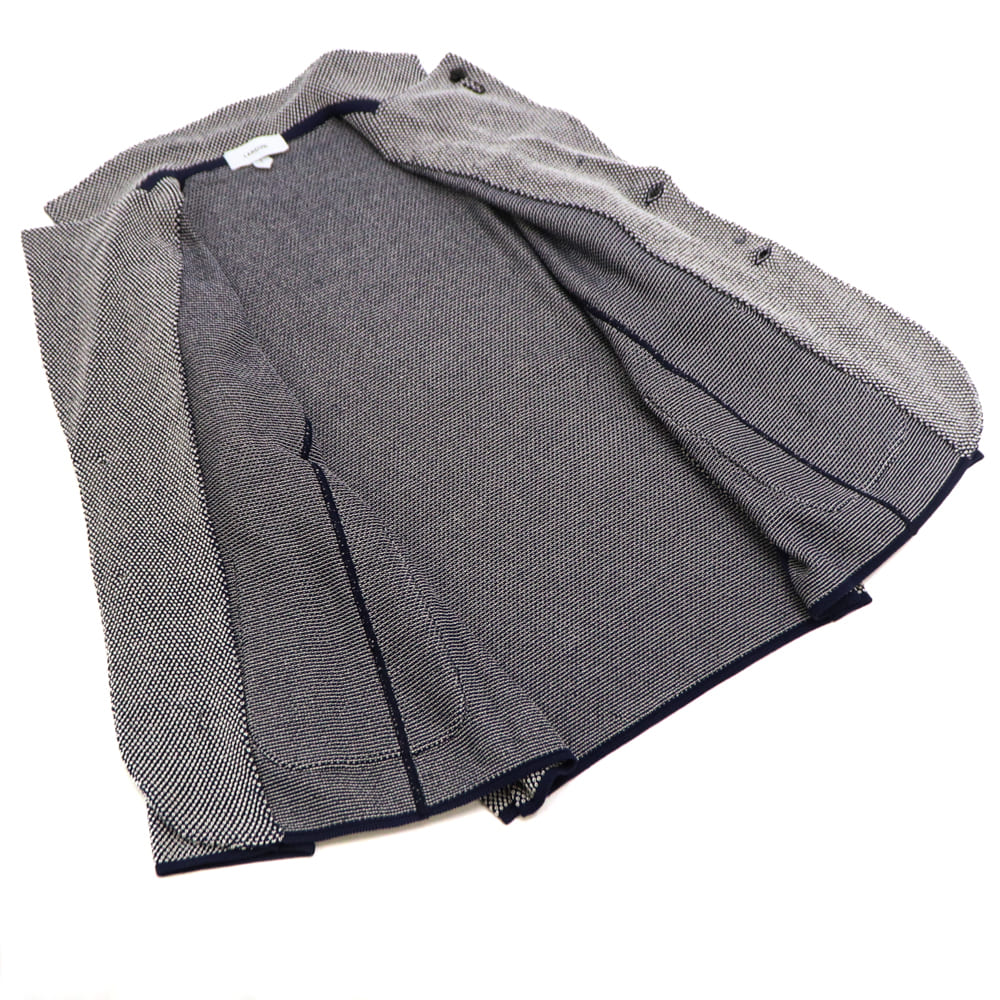 ラルディーニ ジャケット メンズ コットン バーズアイ シングル ニットジャケット LARDINI CNCJLJM56 LRD ALJM564011 850B 春夏新作