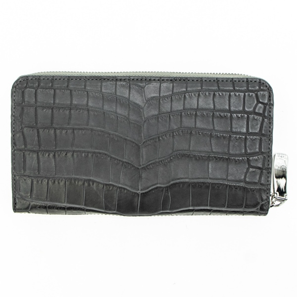 ペッレモルビダ 財布 クロコダイル ラウンドジップ 長財布 PELLE