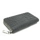 ペッレモルビダ 財布 クロコダイル ラウンドジップ 長財布 PELLE MORBIDA PMO-CRS010A PMO CHACOAL GRAY 