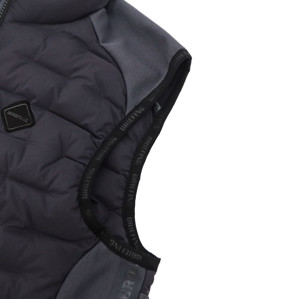 ブリーフィング ゴルフ ウェア メンズ ハイブリッドダウンベスト BRIEFING GOLF MS HYBRID DOWN VEST BRG253M56 BRG 秋冬新作