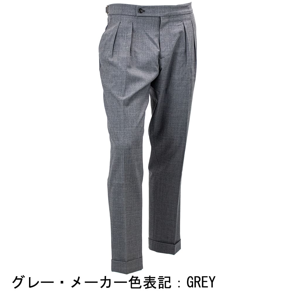 ベルウィッチ パンツ メンズ サマーウール 2タック スラックス スコッチ BERWICH SCOTCH BRW VB101 春夏新作