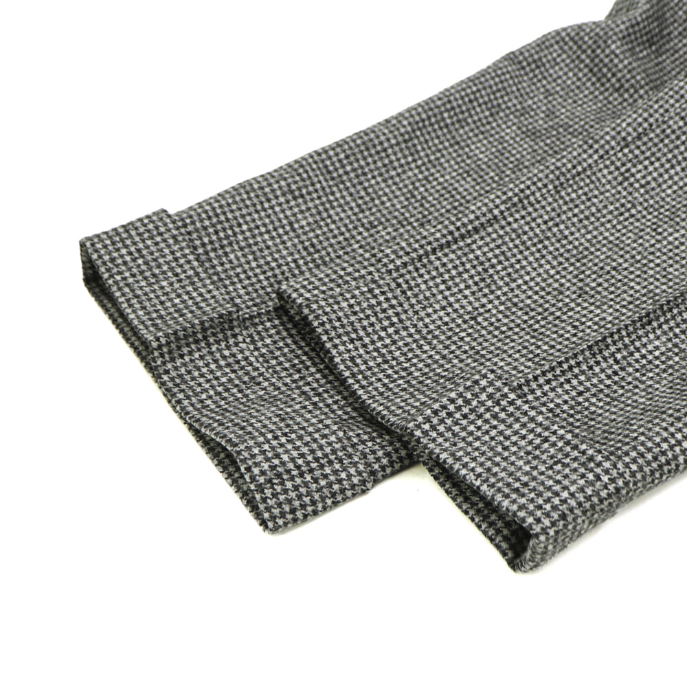 ベルウィッチ パンツ メンズ 千鳥柄 ウールフランネル 2タック スラックス スコッチ BERWICH SCOTCH BRW AN4326 GREY 秋冬新作