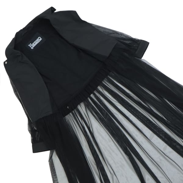 Herno ベルテッド ドレス レディース LAMINAR GORE-TEX PACLITE レインコート ブラック