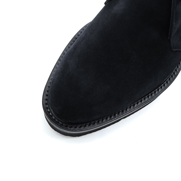 ダブルエイチ ブーツ メンズ 撥水 シャラーダ社製オッタープルーフスエード チャッカブーツ WH Otter Proof WHZGC-0700S WH0 BLK