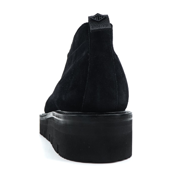 ダブルエイチ ブーツ メンズ 撥水 シャラーダ社製オッタープルーフスエード チャッカブーツ WH Otter Proof WHZGC-0700S WH0 BLK