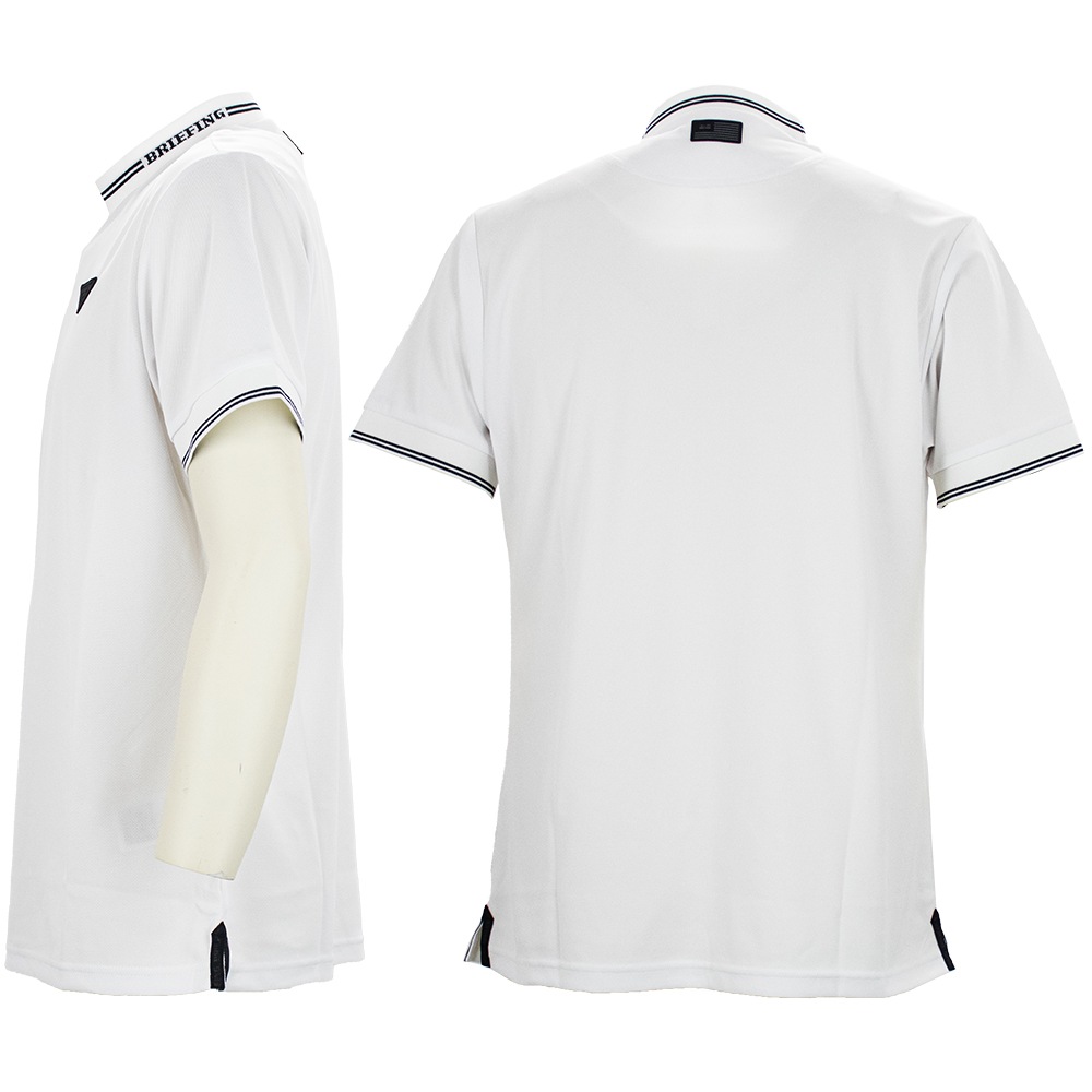 新品未使用BRIEFING 白　ハイネック ゴルフリラックスフィットL CE MEN'S NECK LOGO LS HIGHNECK（リラックスフィット）（メンズ