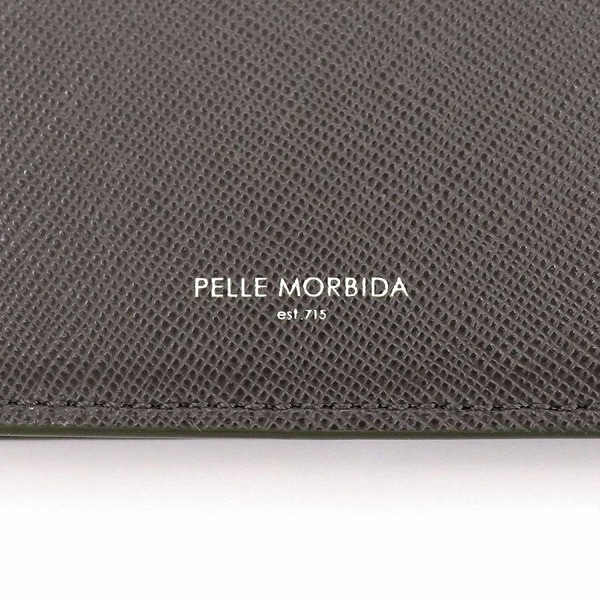 ペッレモルビダ 財布 バルカ 型押しレザー 小銭入れ付き スリム長財布 BARCA PELLE MORBIDA PMO-BA510 PMO