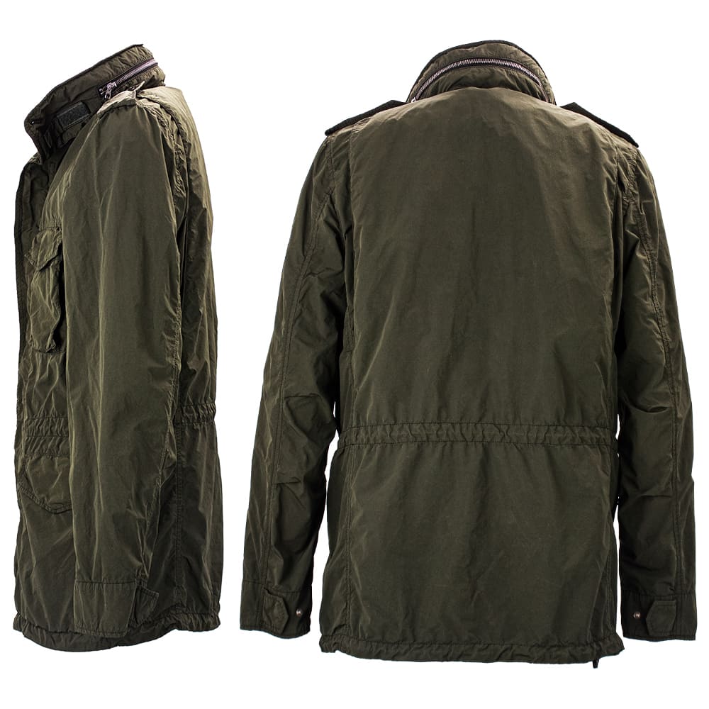 アスペジ ブルゾン メンズ ガーメントダイ ポリエステル ナイロン M-65型フィールドジャケット ASPESI 65 REPLICA ASP 4II721F973 春夏新作