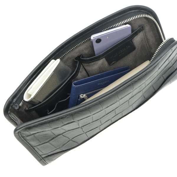 ペッレモルビダ バッグ メイデンボヤージュ クロコ型押し