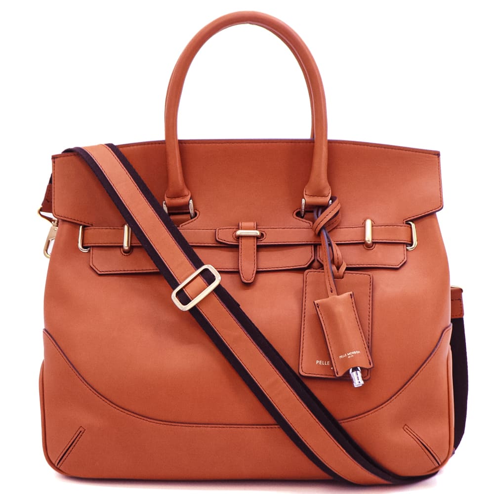 ペッレモルビダ ボストンバッグ 牛革 被せボストンバッグ フィレンツェコレクション PELLE MORBIDA Firenze PMO-Firenze PMO TAN/CE 秋冬新作