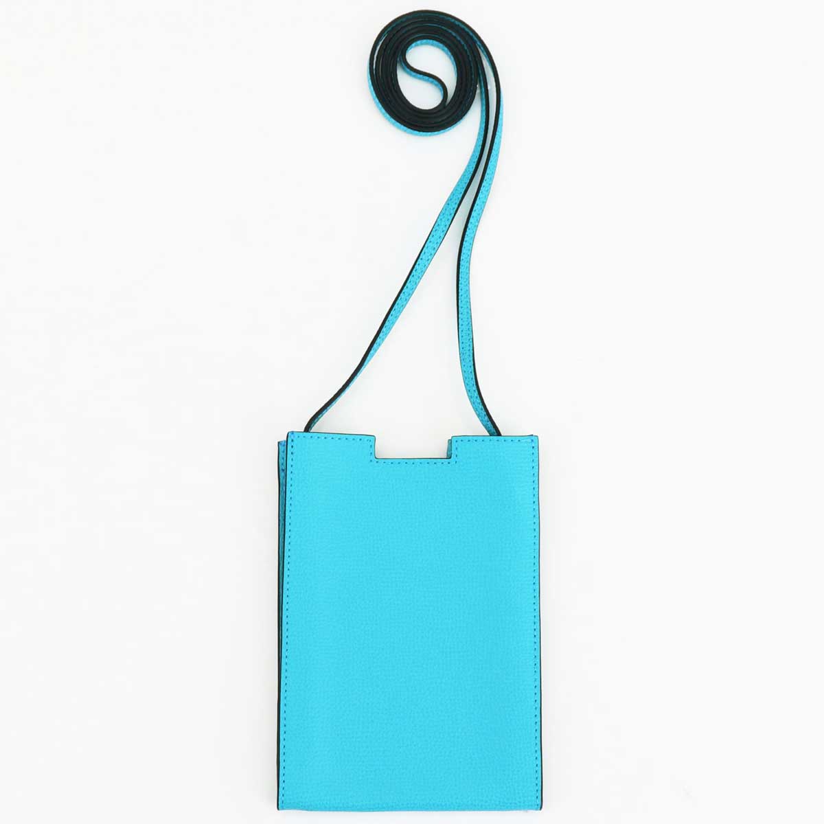 【セール 半額以下】ピープント ポルペッタ サコッシュ ナチュラルグレインエンボスレザー ミニサコッシュ ショルダーバッグ サイドポーチ P punto POLPETTA PARTENZA-P TURQUISE（ターコイズ） 【返品交換不可】