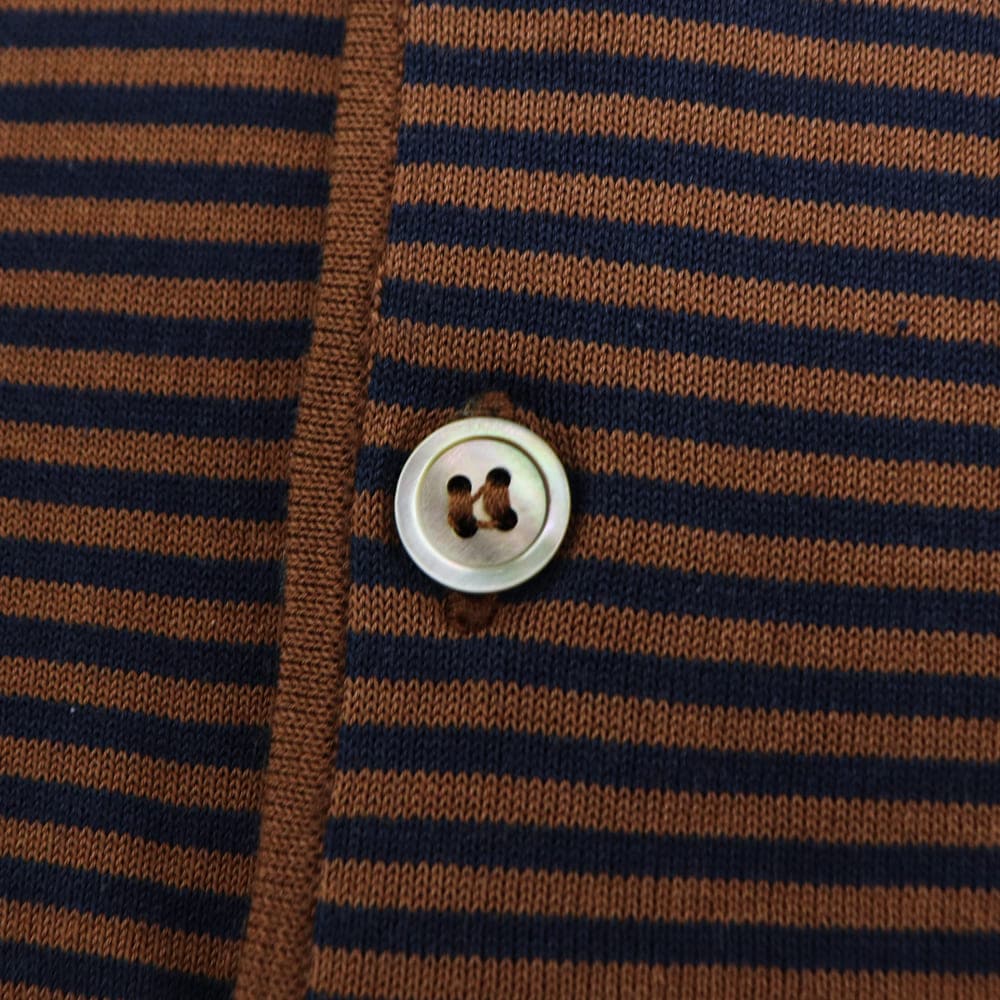 トゥット ポロシャツ メンズ コットン ストライプ ハイゲージ サマー