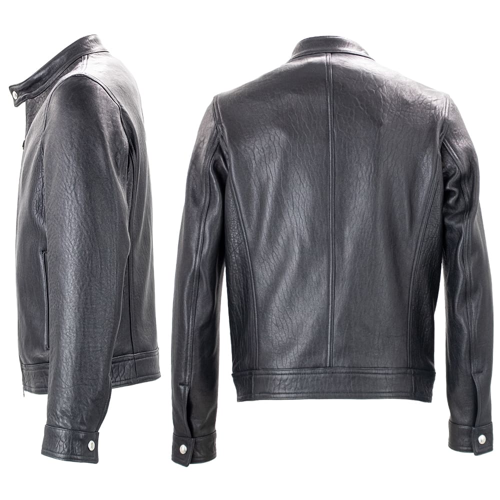 エンメティ ライダース メンズ スペシャルレザー ニュージーランド産 ラムスキン シングルライダース ユーリ EMMETI JURI EMT SP LEATHER NUOVA ZELANDA NERO 春夏新作