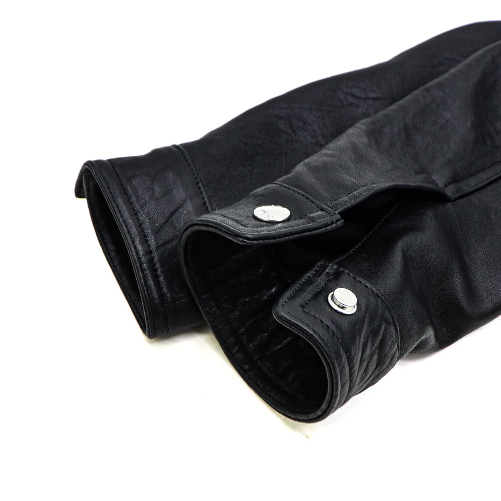 エンメティ ライダース メンズ スペシャルレザー ニュージーランド産 ラムスキン シングルライダース ユーリ EMMETI JURI EMT SP LEATHER NUOVA ZELANDA NERO 春夏新作